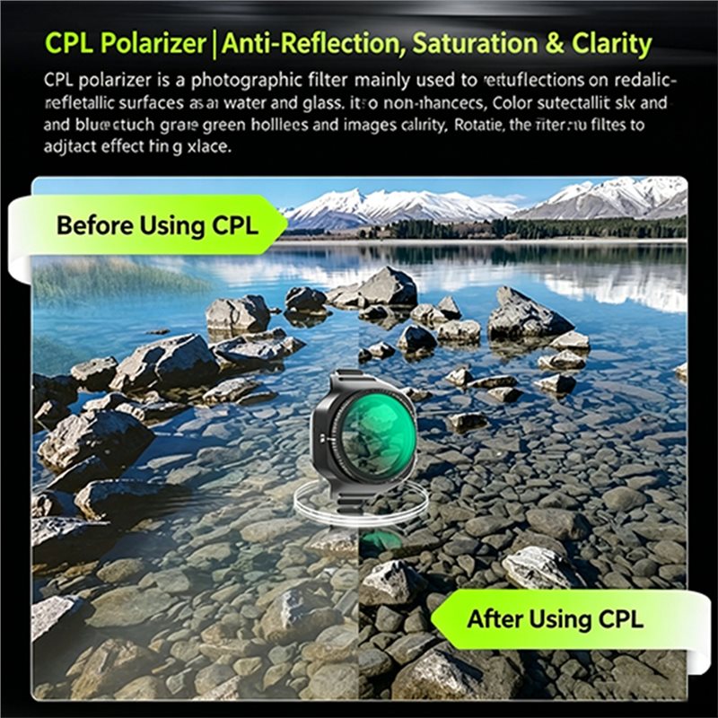 DJI Mini 5 Pro için FFYY-CPL F - Drone Camera Filter incelemesi ve fiyatı