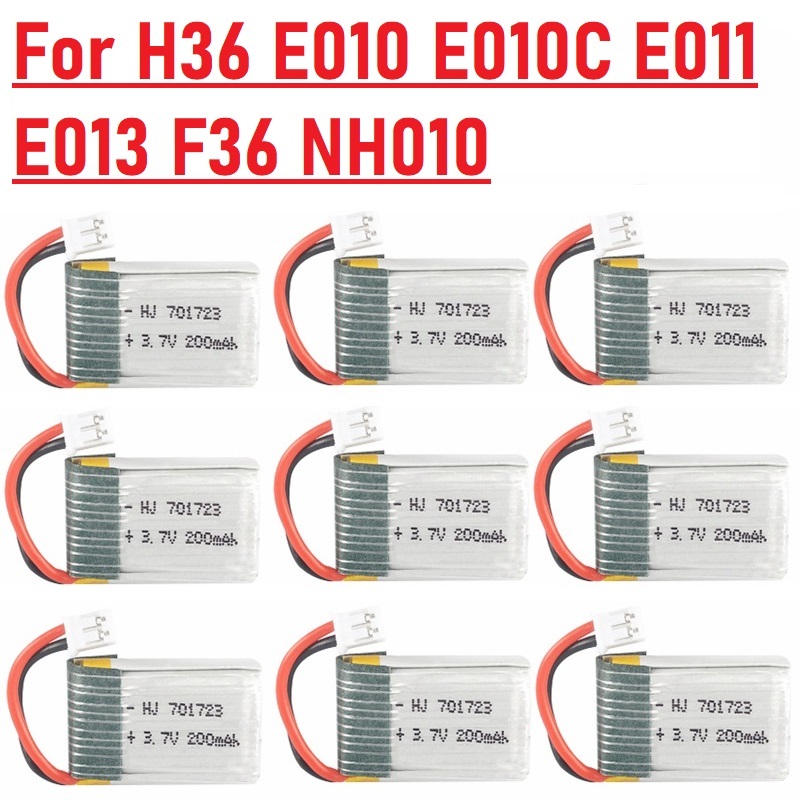 1-20 adet 3.7v 200mah 701723 L - Eachine Drone E010 incelemesi ve fiyatı